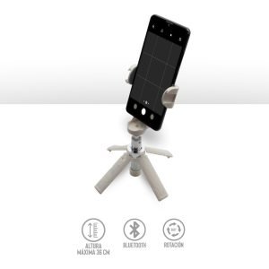 Tripie y Selfie Stick Bluetooth 360° con Mini Control Remoto