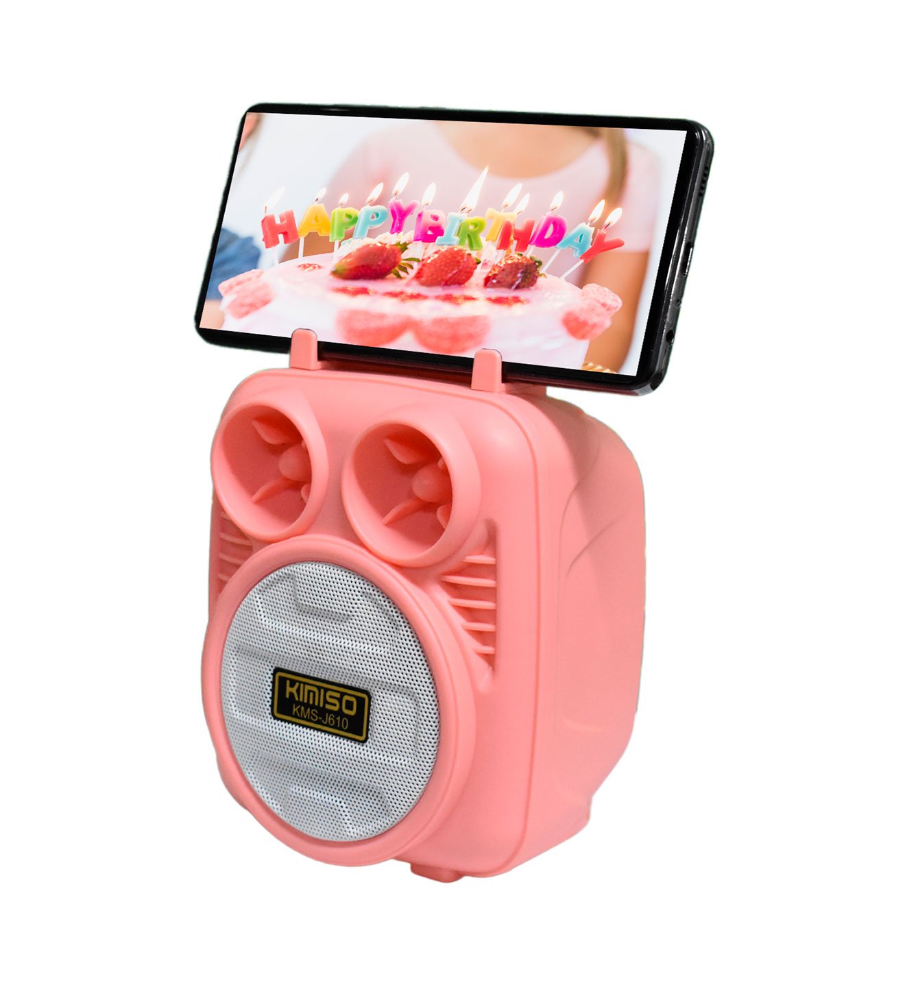 Bocina Bluetooth de 3″ con Soporte para Celular
