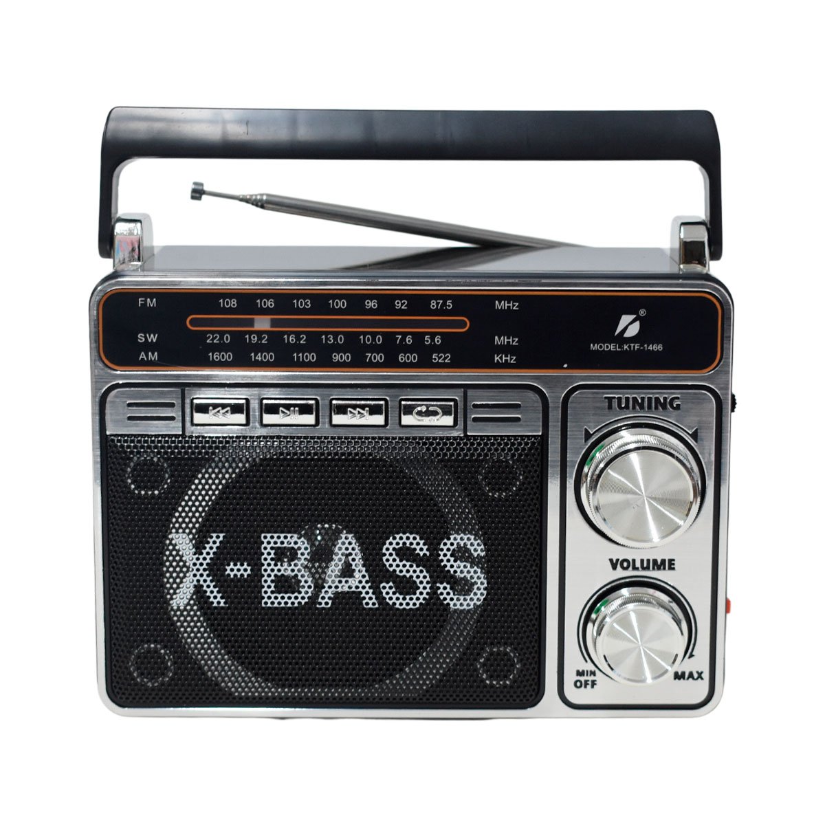 Radio AM / FM con Bluetooth y linterna