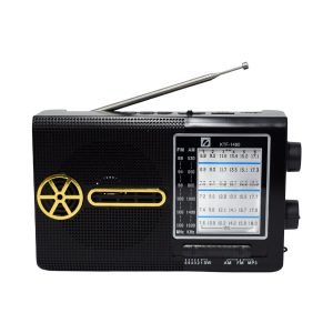 Radio Bluetooth AM / FM con linterna y panel solar