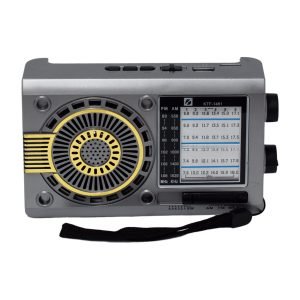 Radio Bluetooth AM / FM con linterna y panel solar