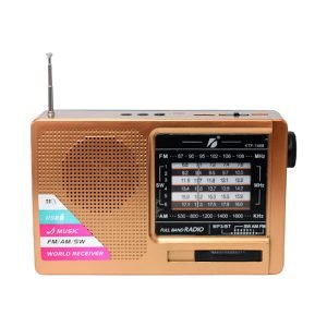 Radio Bluetooth AM / FM con linterna y panel solar