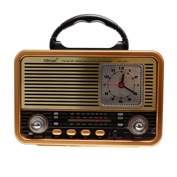 Radio FM/AM Bluetooth con Reloj