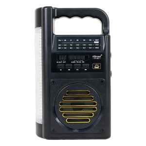 Radio FM/AM Bluetooth de 3″ con Panel Solar y Linterna