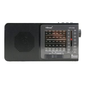 Radio FM/AM Bluetooth con Linterna y Panel Solar