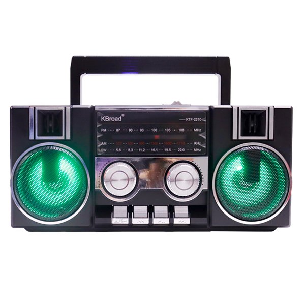 Radio FM/AM Bluetooth con Panel Solar