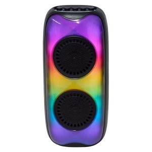 Bocina Bluetooth 3″ x 2  Luz LED Similar a una Flama