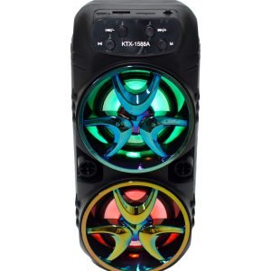 Bocina Bluetooth 3″ x 2 Luz LED