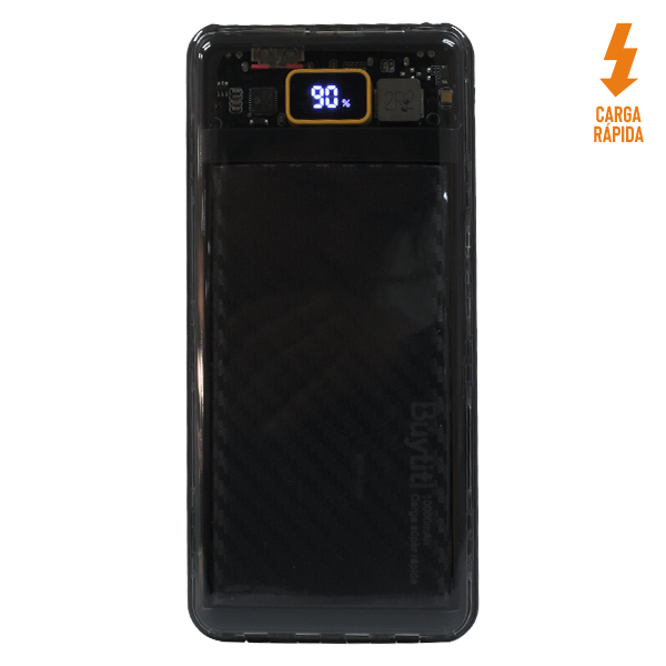 Power Bank 10000 mAh 4 en 1 con Linterna LED