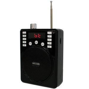 Bocina Bluetooth estilo megáfono con diadema