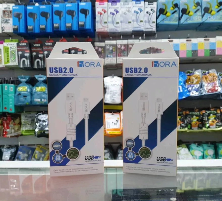 Cable V8 Micro USB 2.0 1Hora