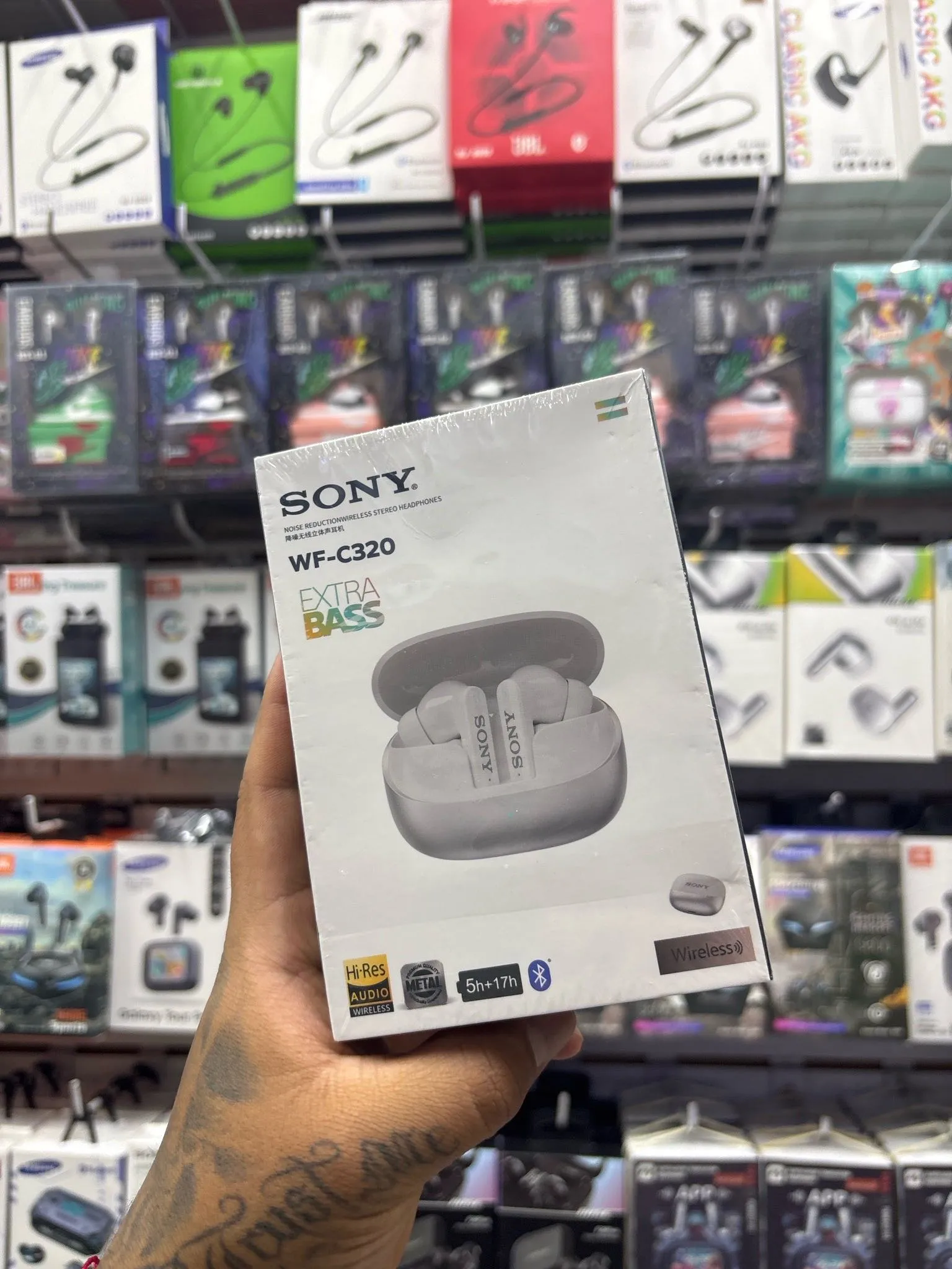 Audífonos Bluetooth Tipo Sony WF-C320