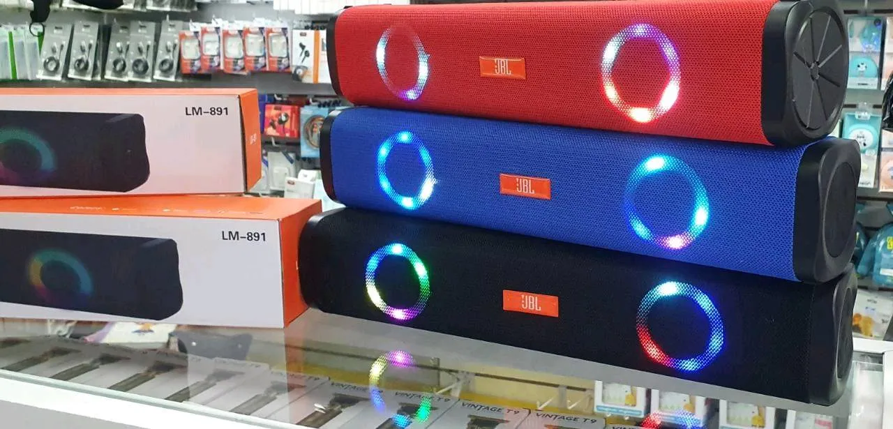 Bocina Bluetooth Tipo JBL con LED