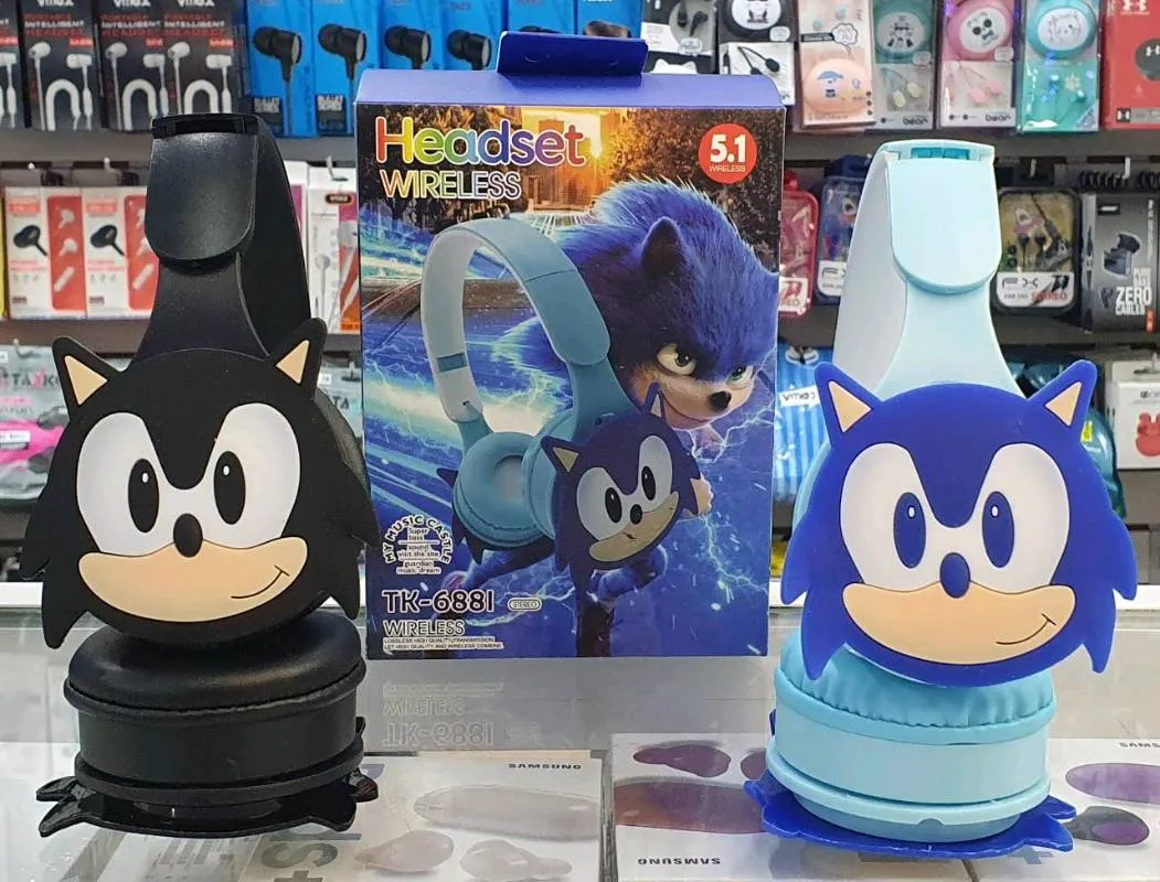 Audífonos Bluetooth Sonic The Hedgehog