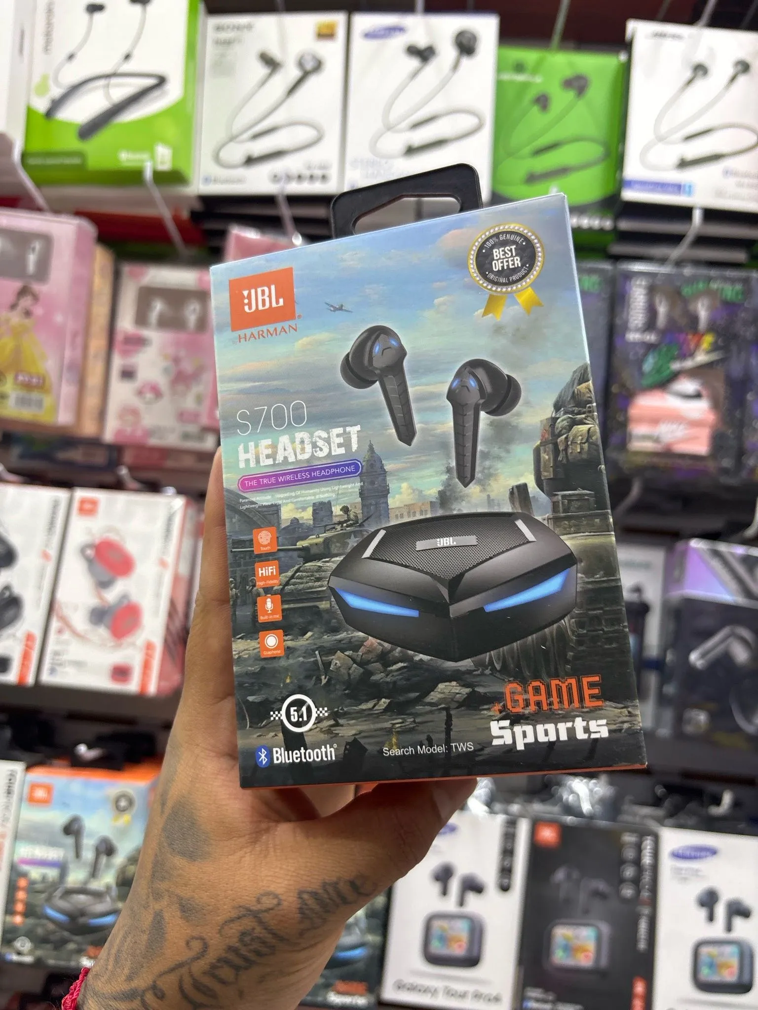 Audífonos Bluetooth Gaming Tipo JBL S700