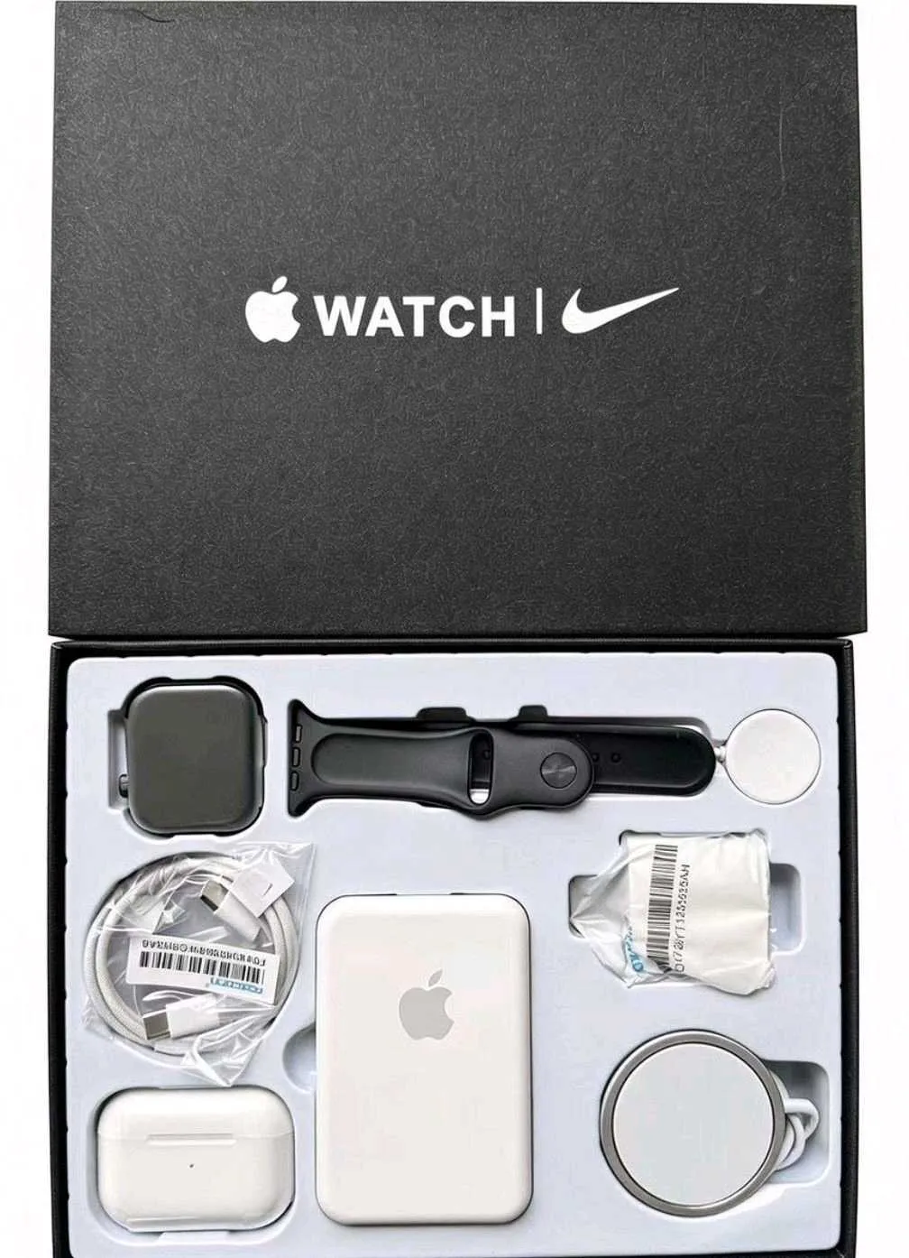 Kit Smartwatch Tipo Apple Watch Nike con Accesorios