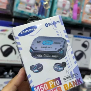 Power Bank Tipo Samsung M50 Pro con Audífonos