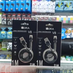 Cable V8 Micro USB 1 Metro 1Hora