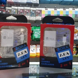 Cargador Combo Micro USB V8 2 en 1