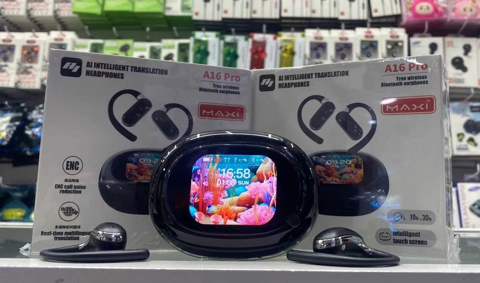 Audífonos Bluetooth A16 Pro con Traducción IA