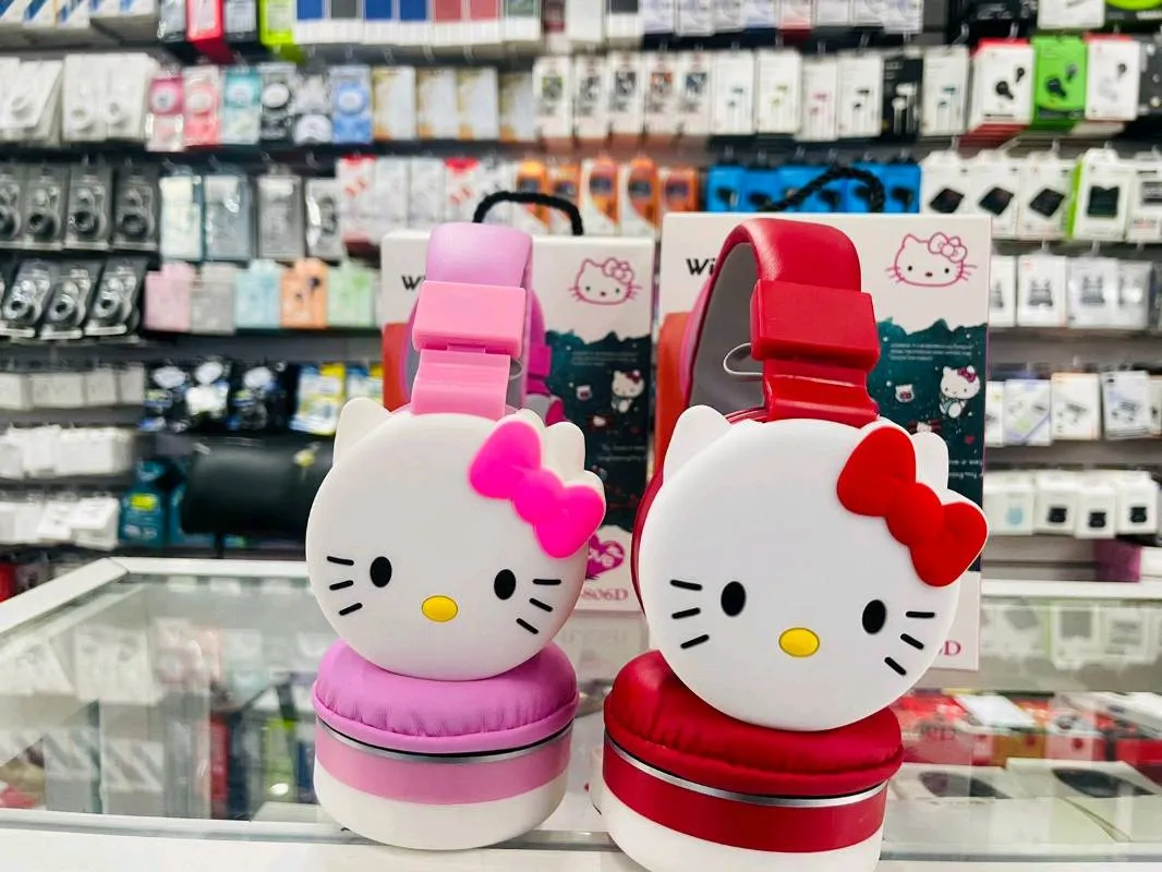 Audífonos Bluetooth Diseño Hello Kitty