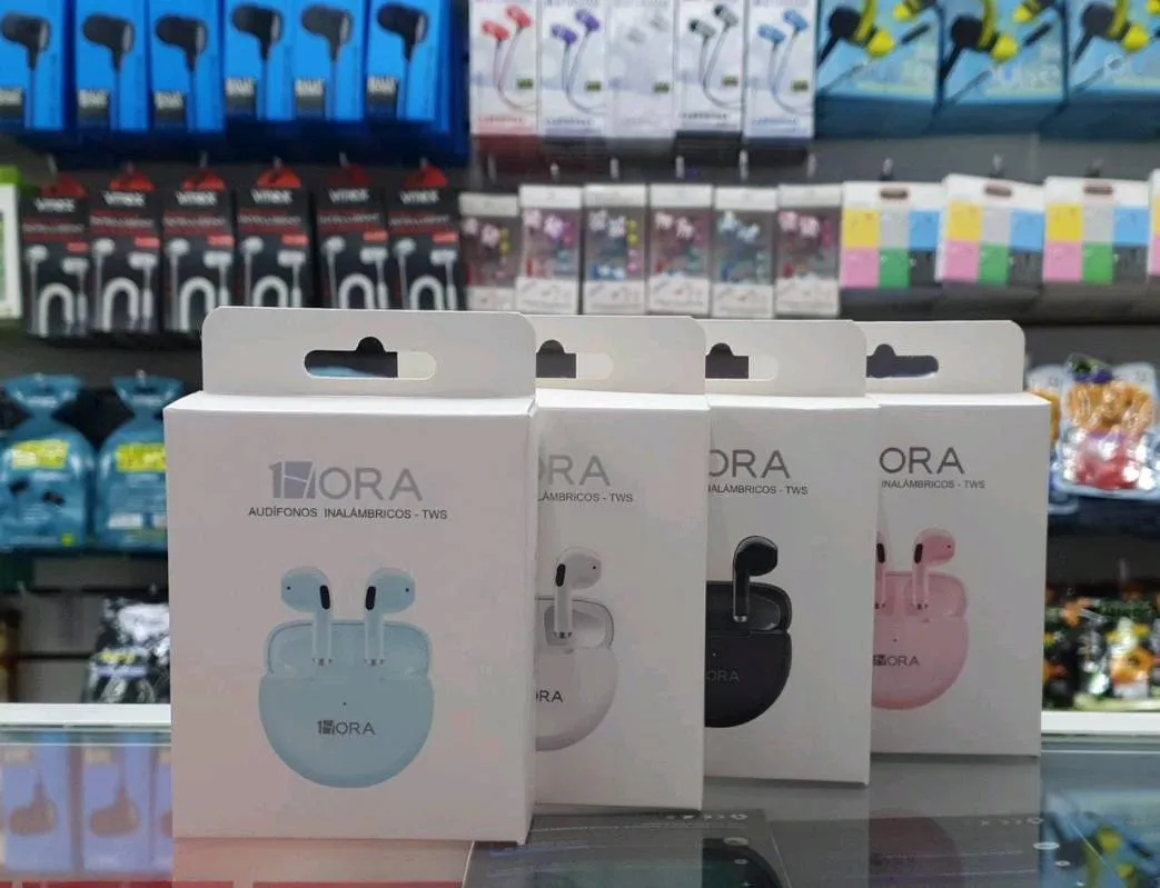 Audífonos Bluetooth 1Hora TWS Colores