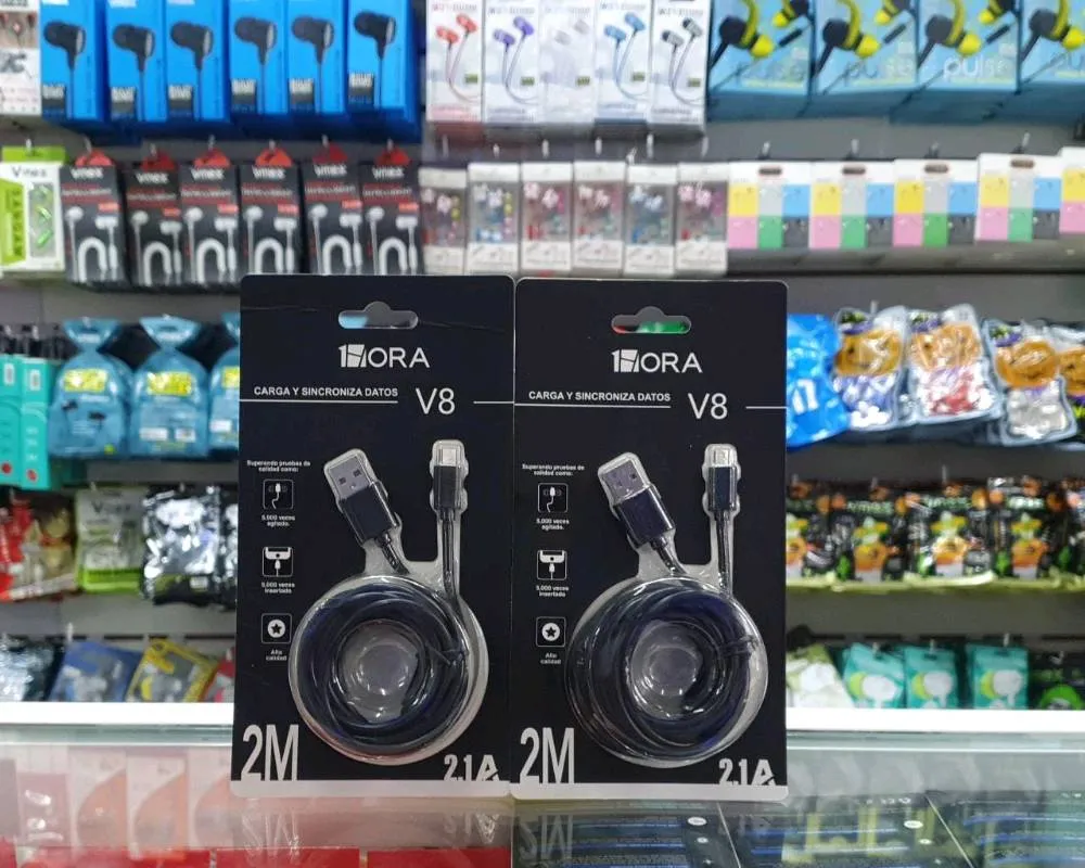 Cable USB V8 2 Metros 1Hora