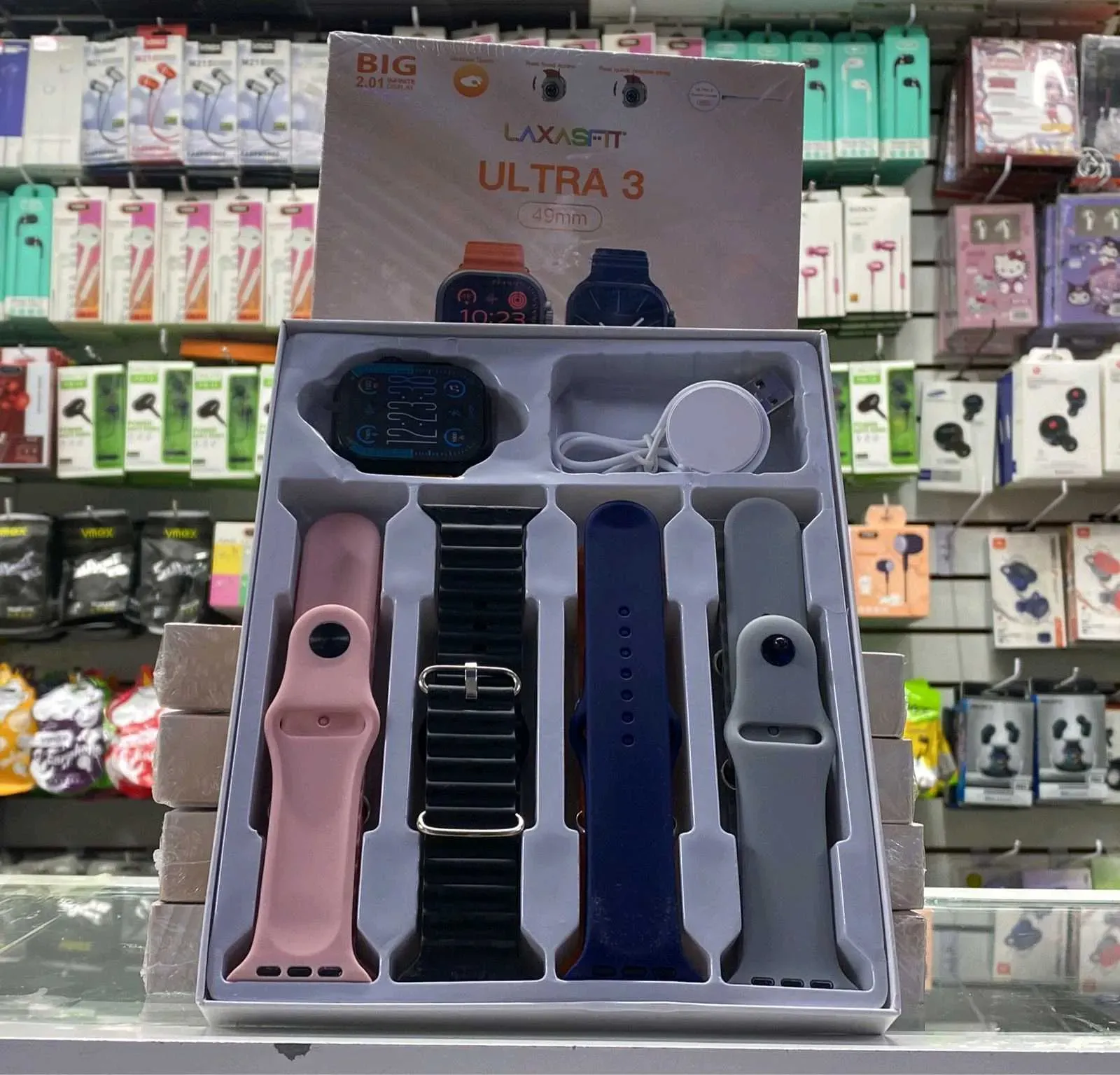 Smartwatch Ultra 3 con 8 Correas