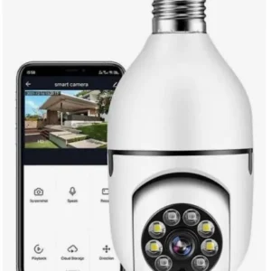 Foco Cámara de Seguridad WiFi 360°
