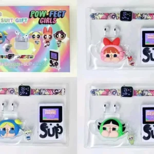 Kit Infantil Smartwatch + Audífonos + Consola