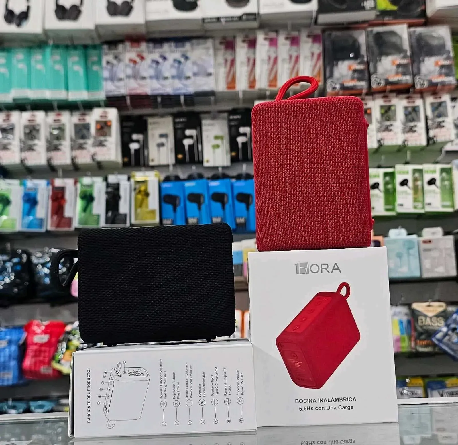 Bocina Bluetooth Portátil 1Hora