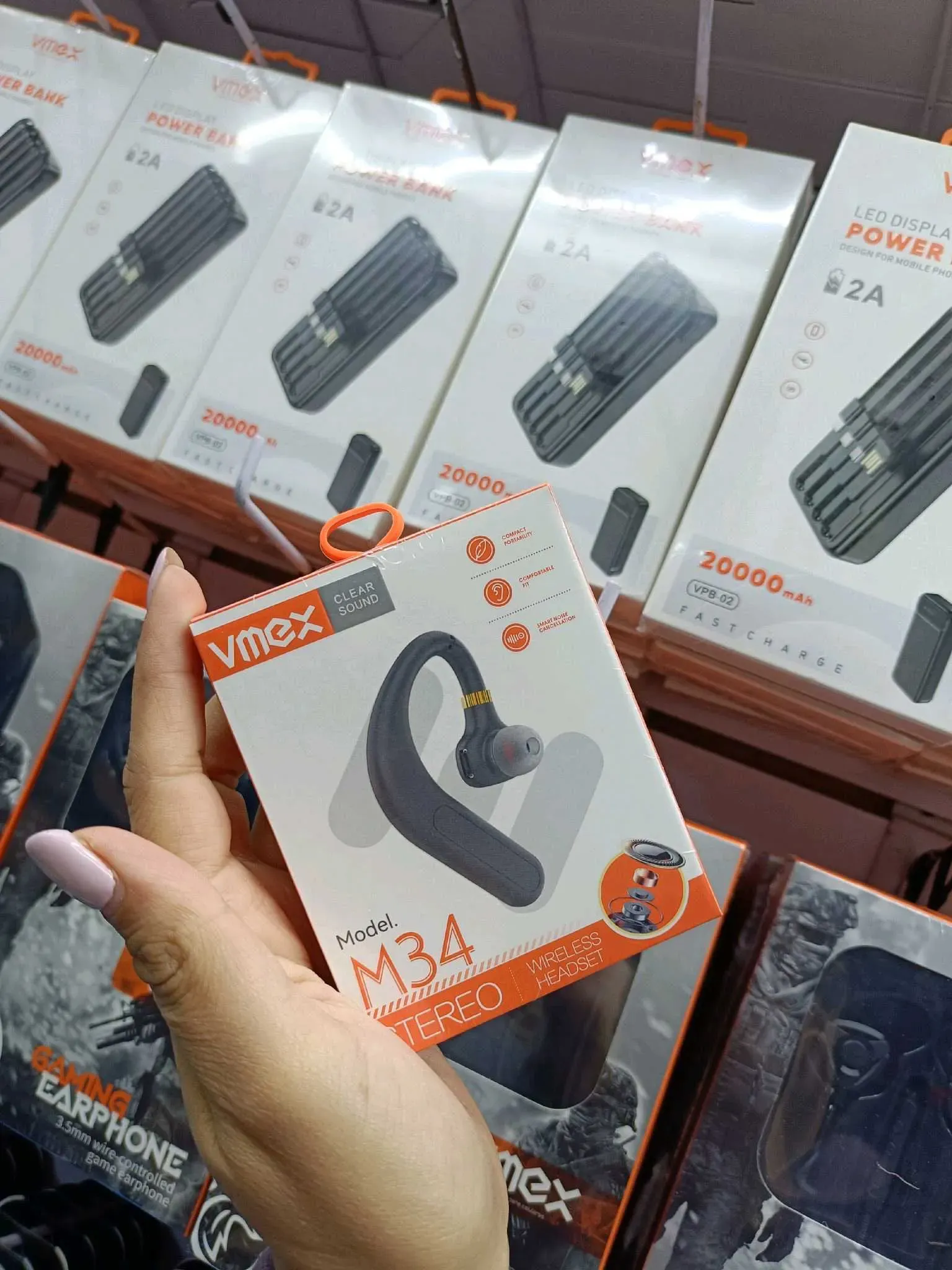 Audífono Bluetooth Manos Libres VMEX M34