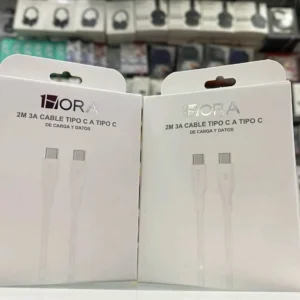 Cable Tipo C a Tipo C 2m Carga Rápida