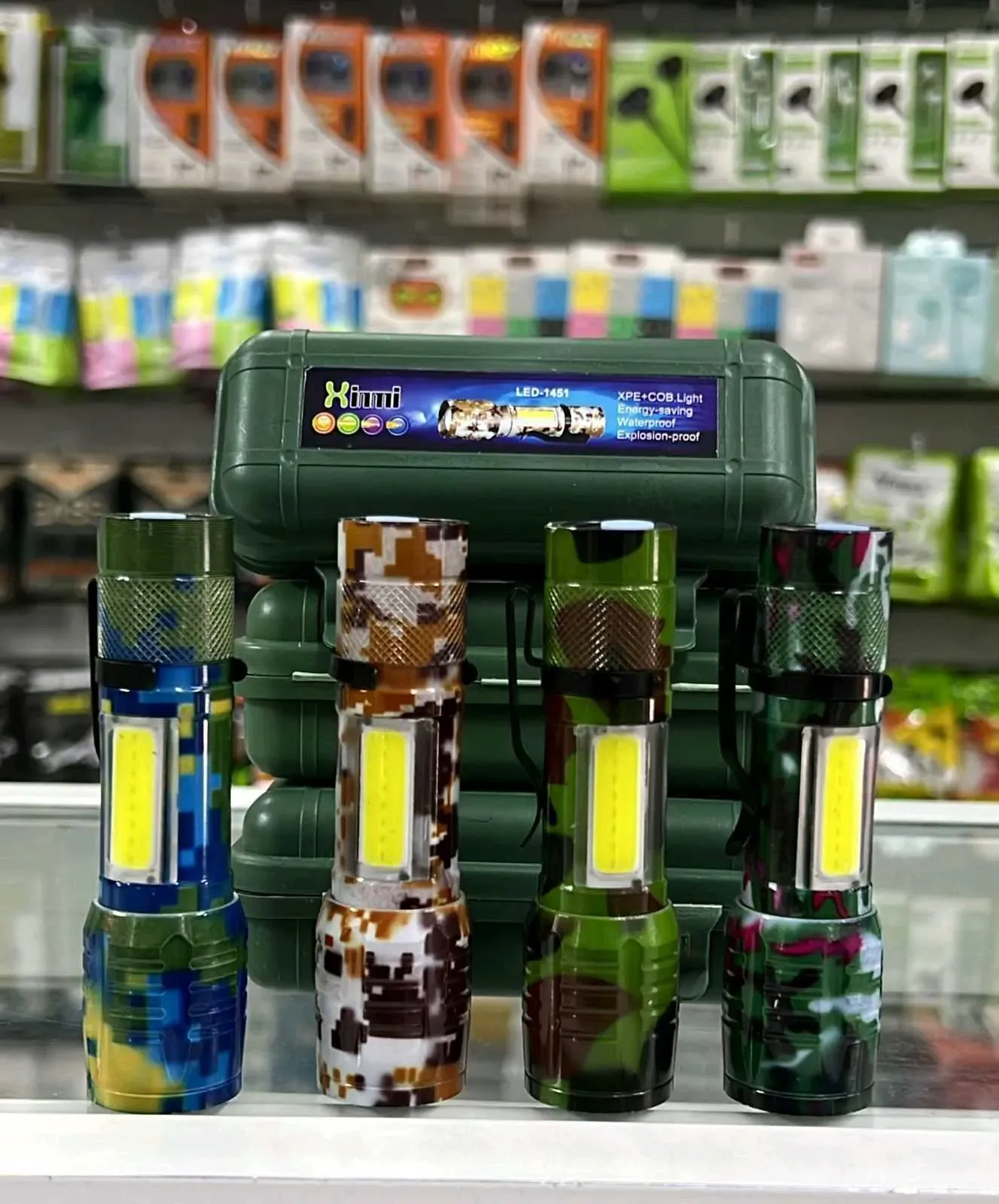 Lámpara Táctica LED Camuflaje