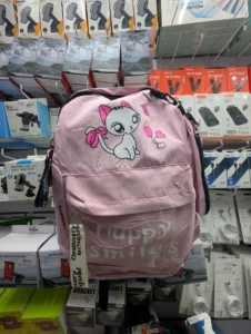 Mochila Juvenil con Estampado de Gatito