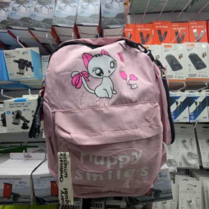 Mochila Juvenil con Estampado de Gatito