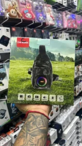 Bocina Bluetooth con Mochila Camuflaje