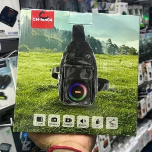 Bocina Bluetooth con Mochila Camuflaje