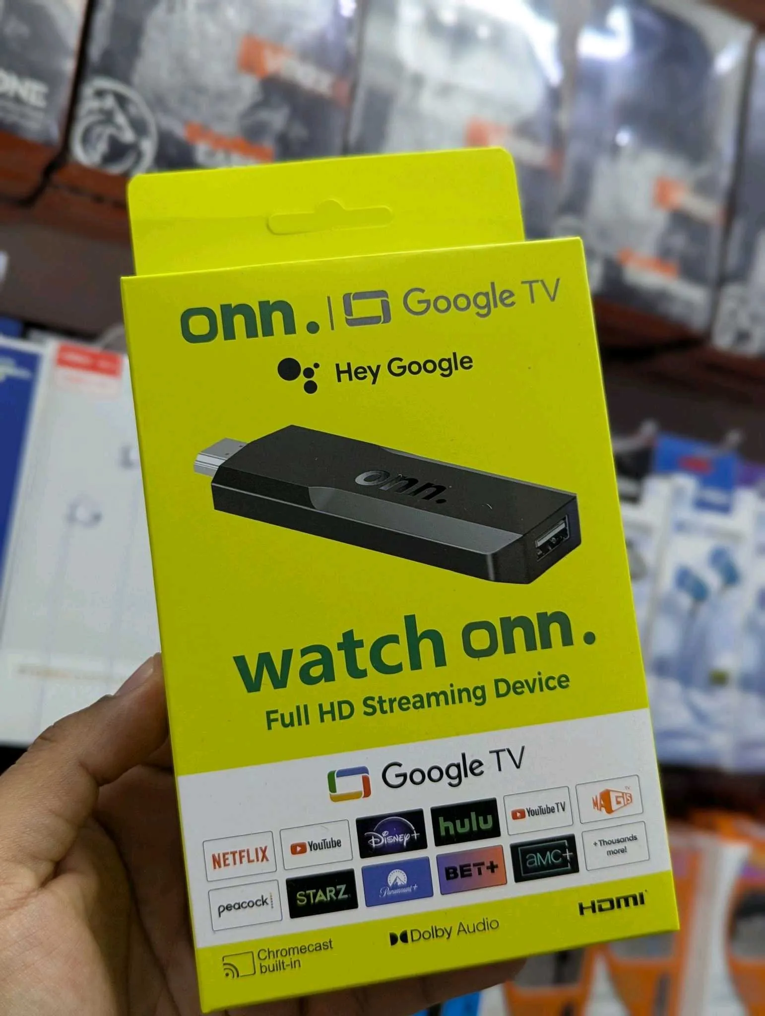 Reproductor de TV Stick Google TV Full HD