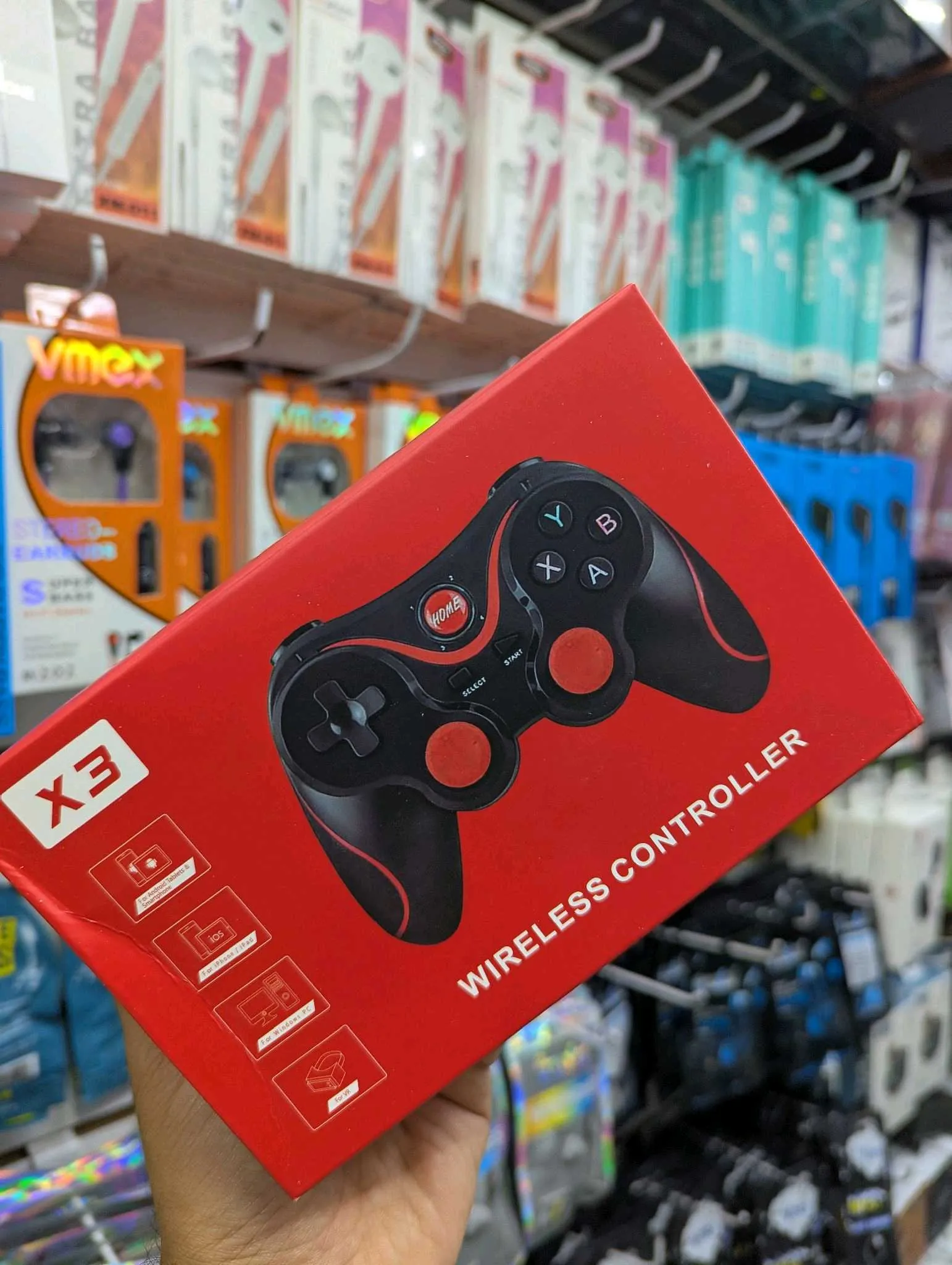 Control Inalámbrico X3 para Videojuegos