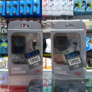 Cargador Combo USB-C 2 en 1