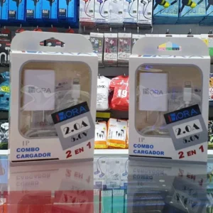 Cargador Combo Lightning 2 en 1 para iPhone