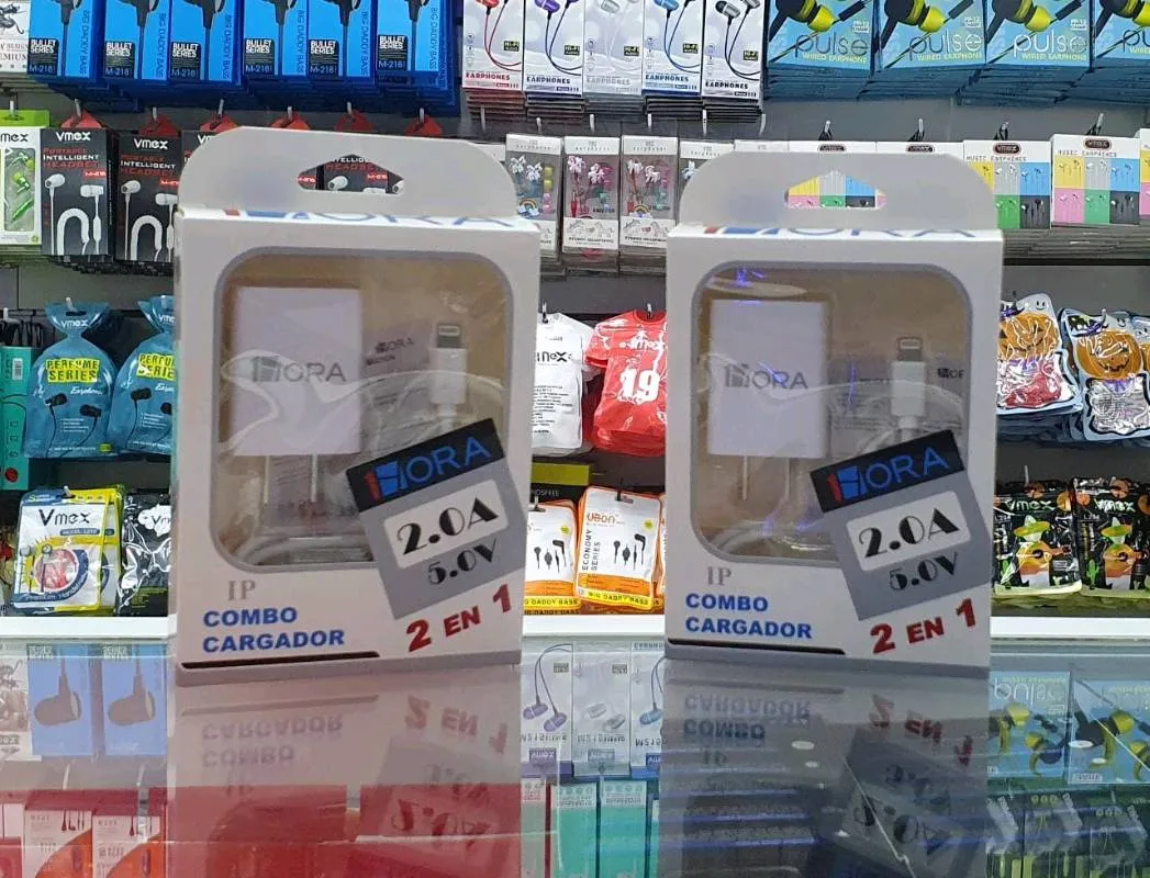 Cargador Combo Lightning 2 en 1 para iPhone