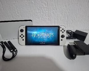 Consola Nintendo Switch OLED Blanca con Juegos Digitales