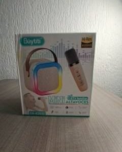 Bocina Bluetooth Karaoke CH K3032 - Azul cielo