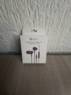 Audífonos Alámbricos 3.5mm Deep Bass (Negro)