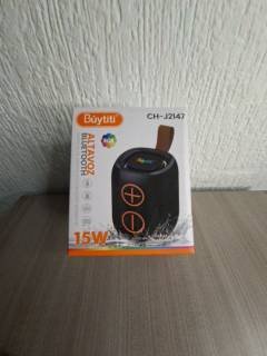 Bocina Bluetooth CH-J2147 15W Resistente al Agua (Negro)