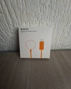 Cargador Magnético para Apple Watch a USB-C (Naranja)