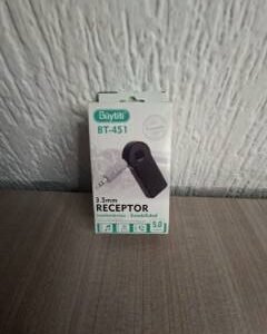 Receptor Bluetooth para Audio 3.5mm - Negro