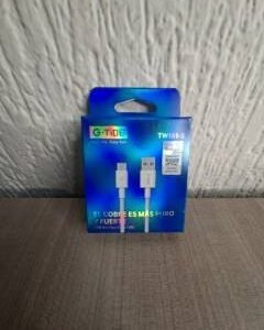 Cable USB Tipo C a Tipo A G-Tide - Blanco